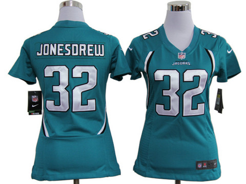 Nike game Green nfl Women Jerseys Jacksonville Jaguars 32 Jonesdrew
